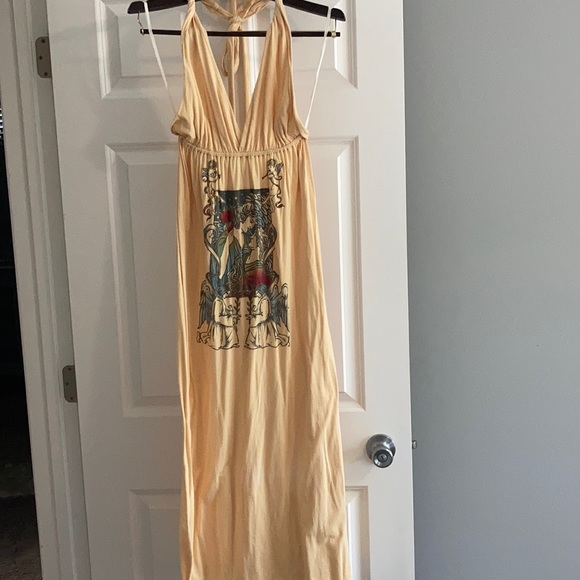 Dresses & Skirts - Vintage ish cotton dress - yellow